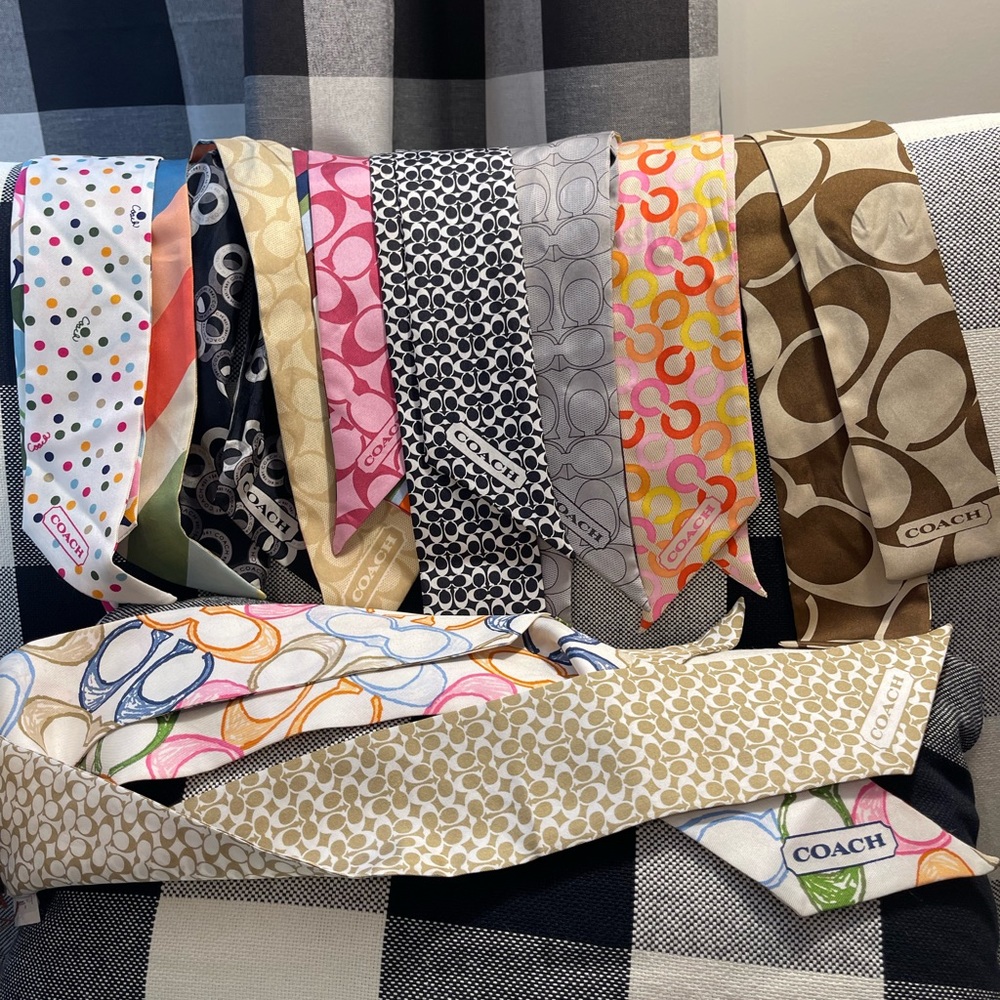 Coach bag scarf bundle